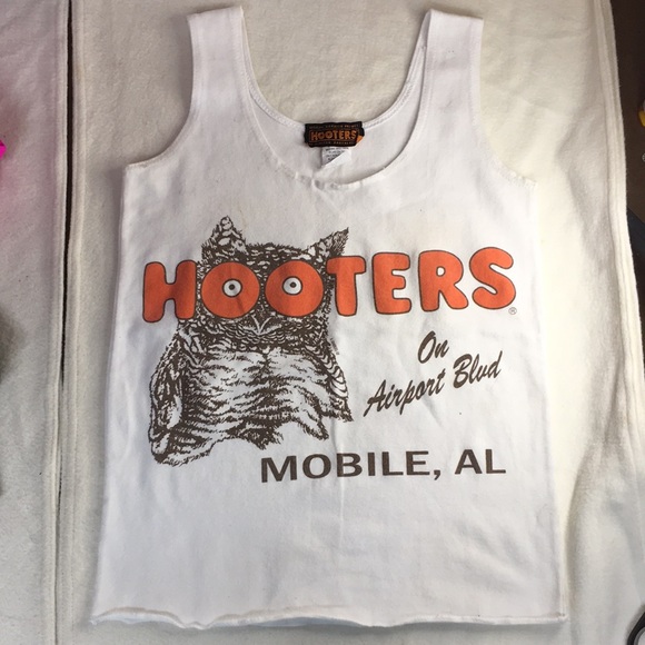 Hooters Tops - B43 Hooters Girl Worn Vintage Uniform Tank from Mobile Alabama Size Small